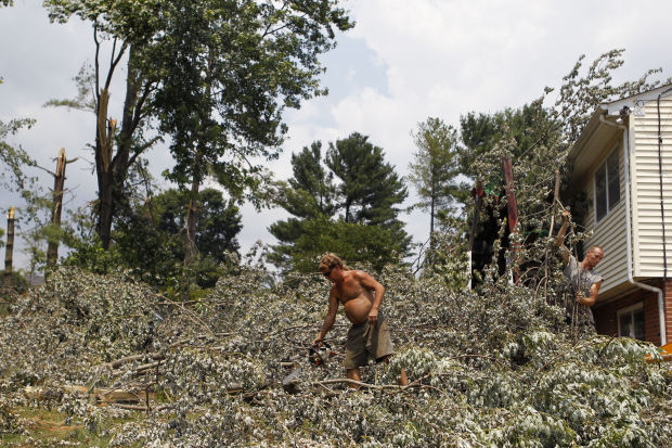 Cleaning up the debris